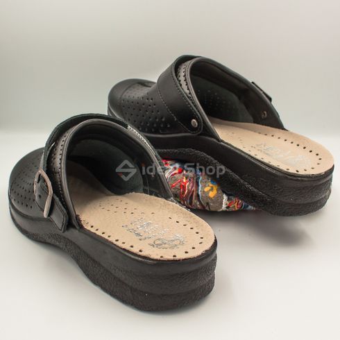 Фото Жіночі шкіряні сабо Adaco 812sr black 36р 812sr-black-36 11
