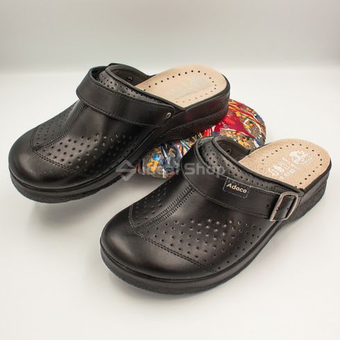 Фото Жіночі шкіряні сабо Adaco 812sr black 36р 812sr-black-36 8