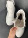Damskie skórzane sneakersy zimowe w kolorze białym 39 (25.5 cm)