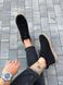 Czarne zamszowe buty męskie na cały sezon 40 (26.5 cm)