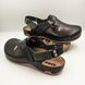 Чоловічі сандалі сабо шкіряні Leon 701M, чорні, розмір 44