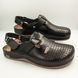 Мужские сандалии сабо кожаные Leon 701M, черные, размер 44