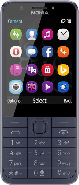 Рисунок Мобильный телефон Nokia 230 Dual Blue