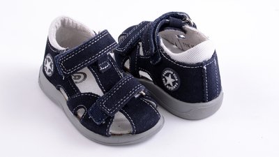 Foto Dziecięce sandały ortopedyczne, ciemnoniebieskie Т-116- синій - 22 1