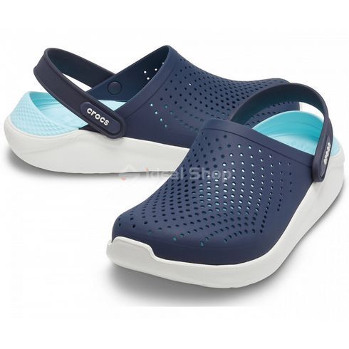 Крокси LiteRide Clog Navy/Almost White, розмір 36