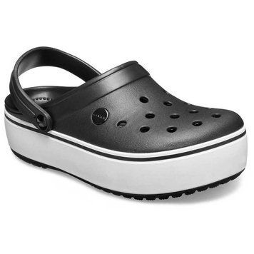Кроксы Crocband Platform Black/White, размер 36
