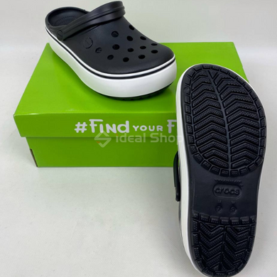 Крокси Crocband Platform Black/White, розмір 37