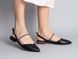 Damskie skórzane sandały w kolorze czarnym 36 (23,5 cm)