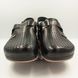 Skórzane sandały męskie Leon 701M, czarne, rozmiar 46
