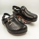 Мужские сандалии сабо кожаные Leon 701M, черные, размер 46